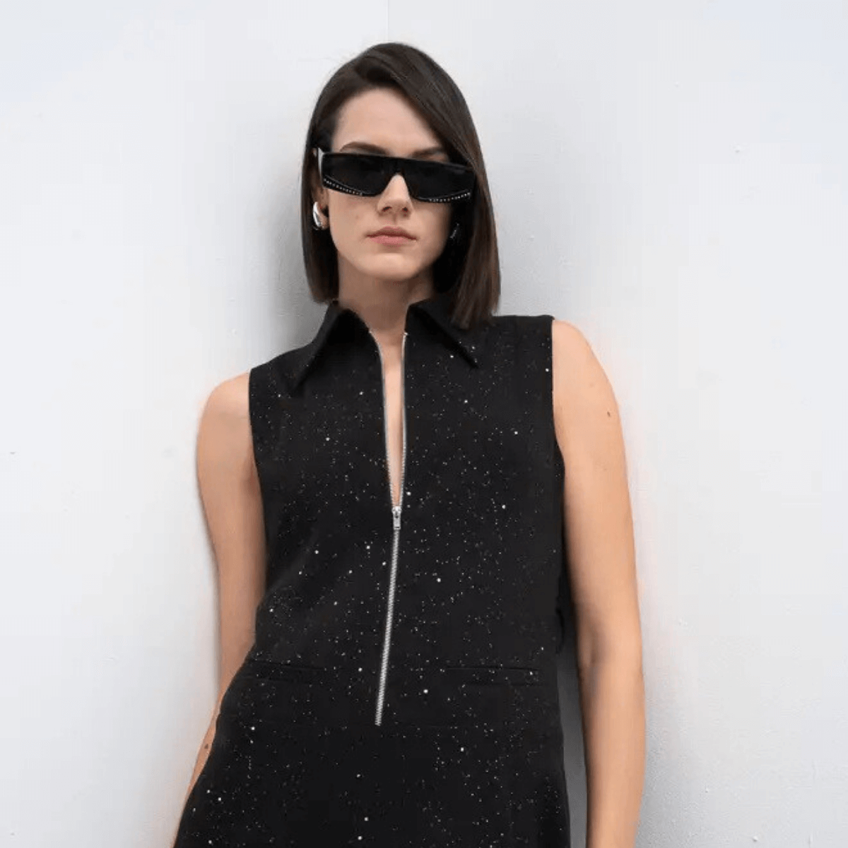 GOA GOA VESTITO GLITTER 14201061 NERO