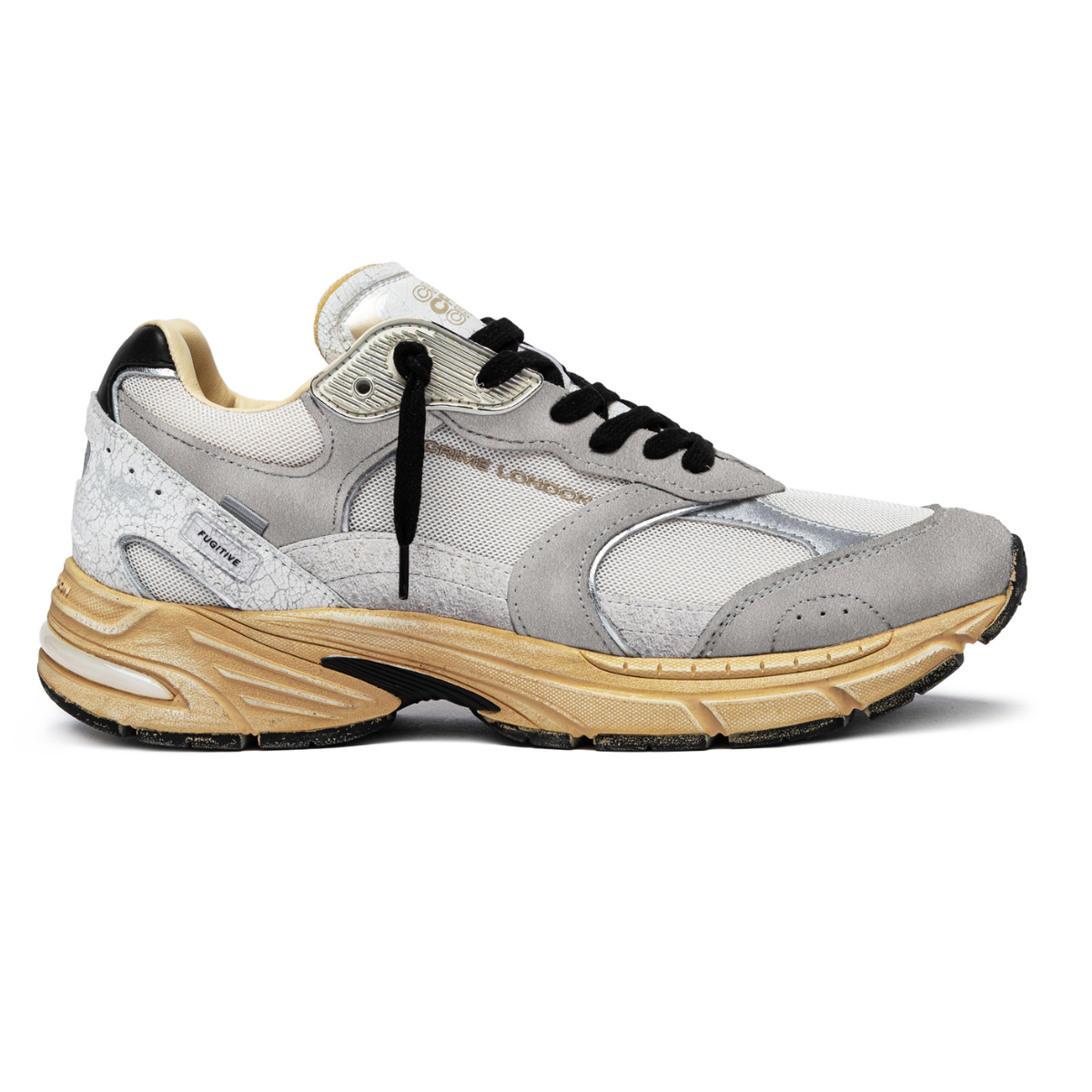 CRIME LONDON SNEAKERS 14303 FUGITIVE BIANCO