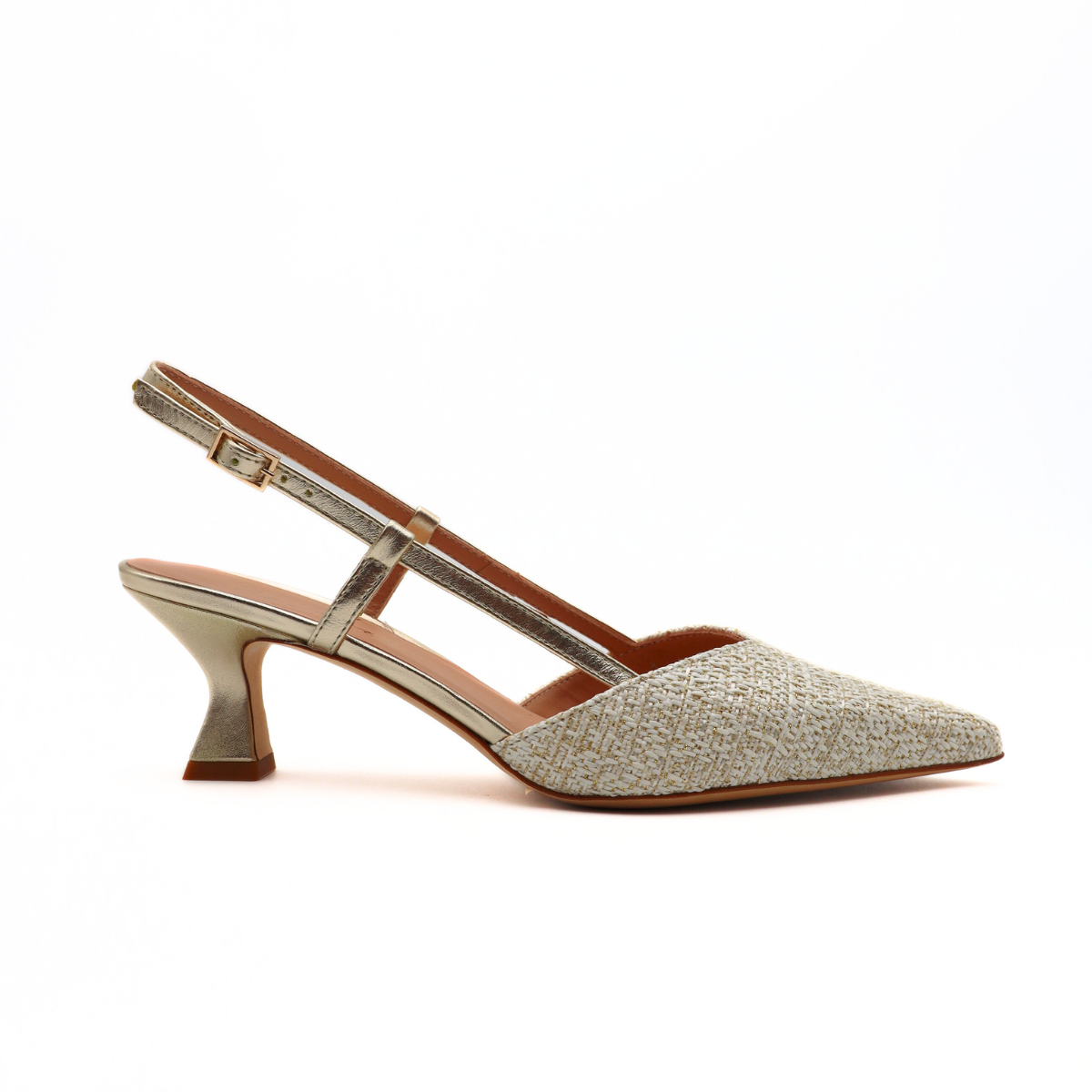 MALÙ SLINGBACK 1520 INTRECCIO PLATINO