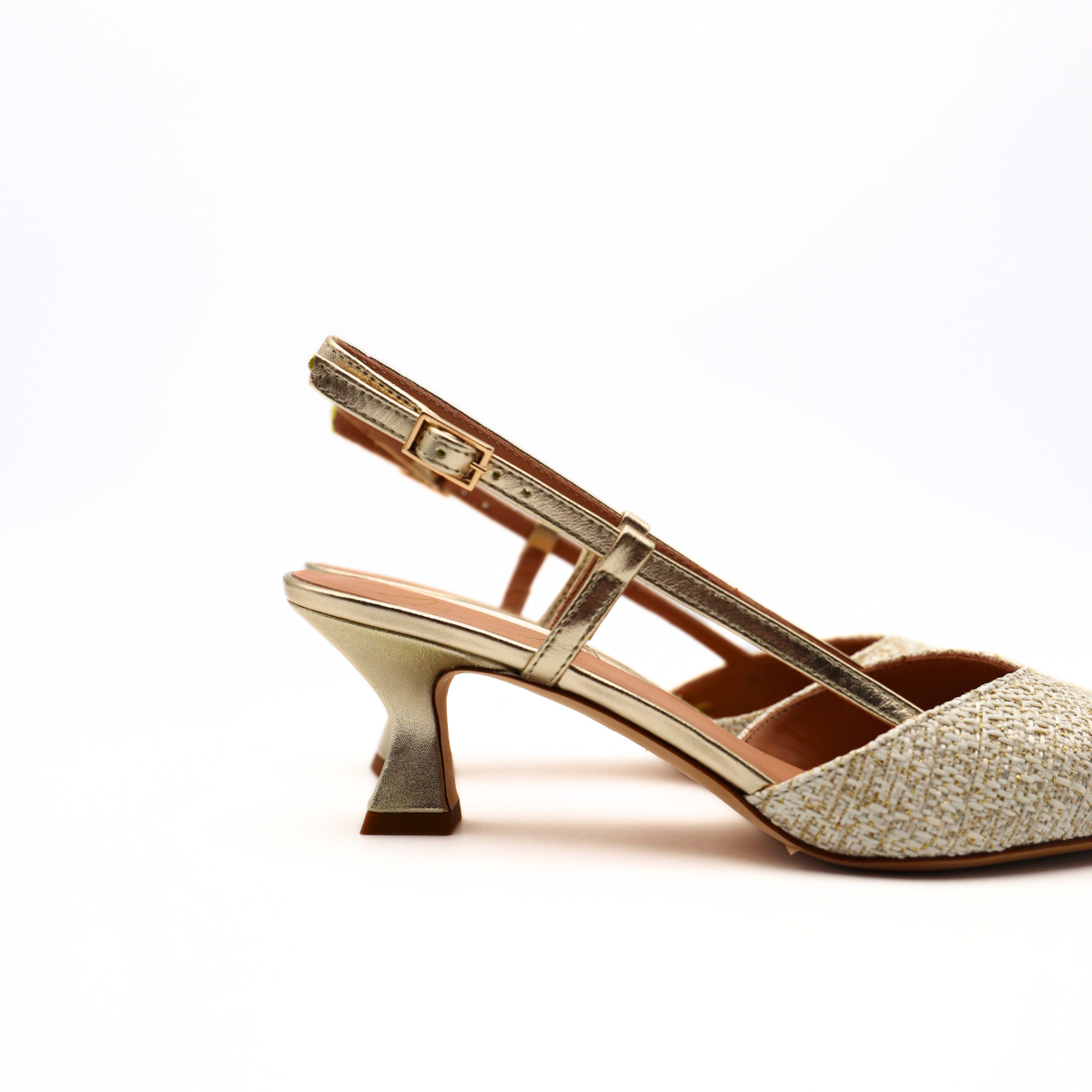 MALÙ SLINGBACK 1520 INTRECCIO PLATINO