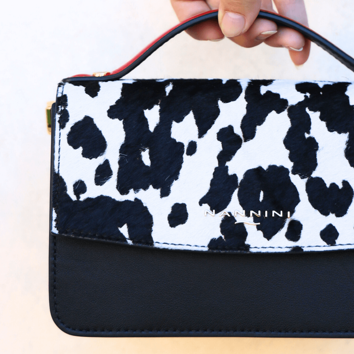 NANNINI BORSA GLAMOUR SAVANA 16072 ANIMALIER