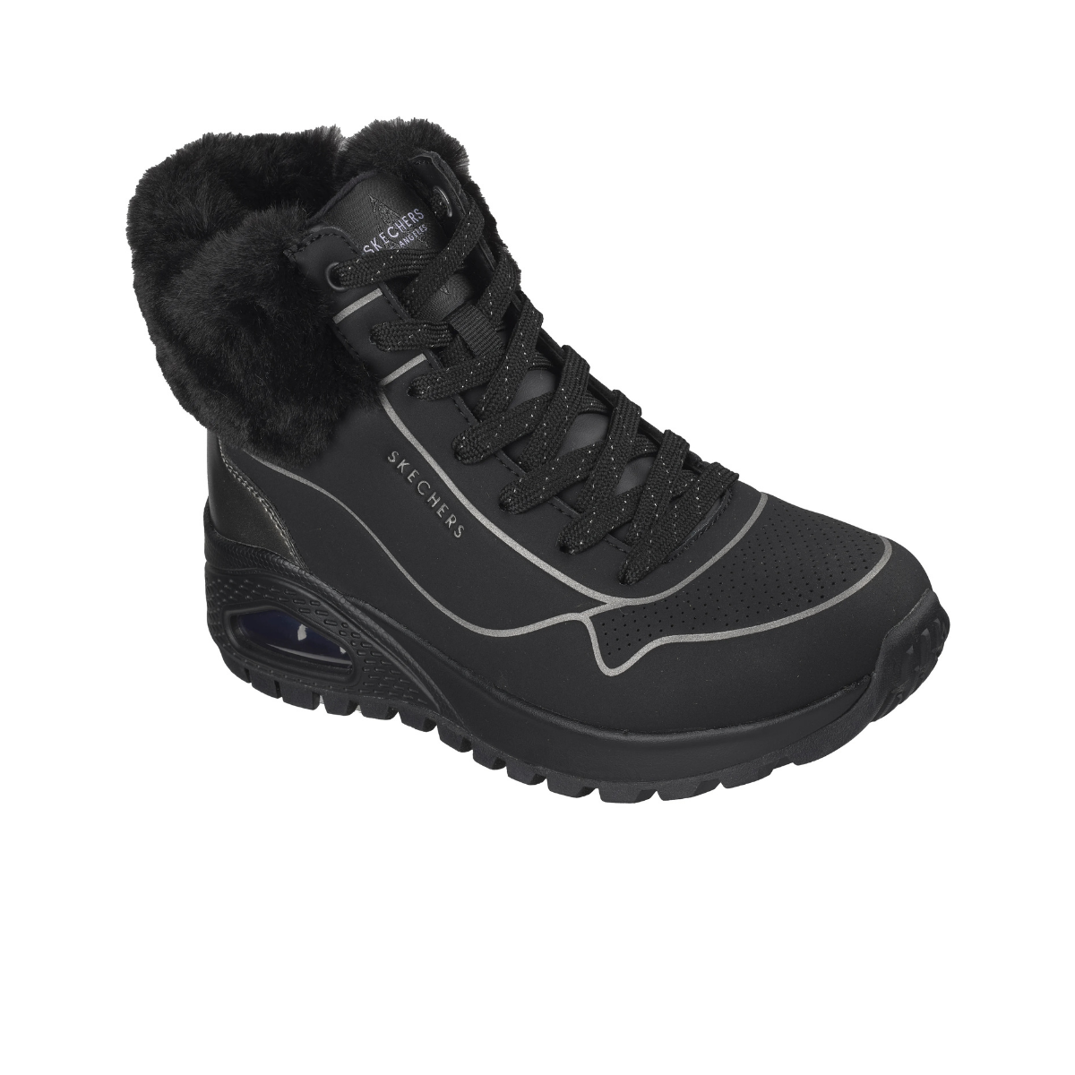 SKECHERS POLACCO 167933 BKPW NERO