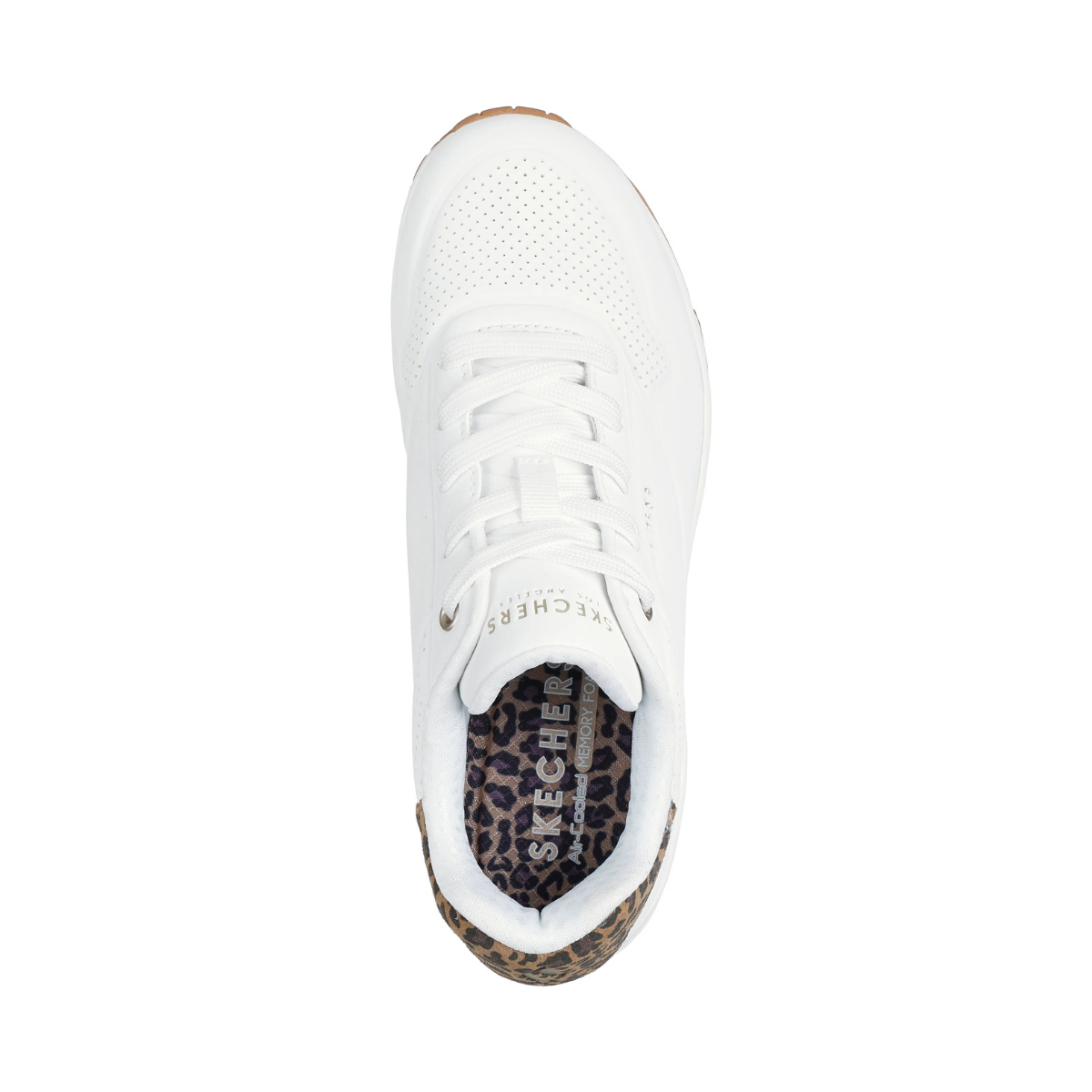 SKECHERS SNEAKERS 177093 WHLD MACULATO BIANCO