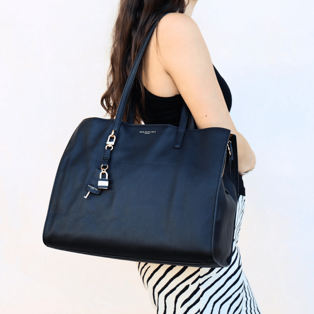 NANNINI BORSA HELGA M 18651 NERO