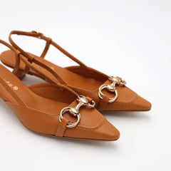 BOTTEGA LOTTI SLINGBACK 1971002 MORSETTO CUOIO