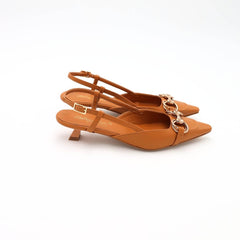 BOTTEGA LOTTI SLINGBACK 1971002 MORSETTO CUOIO