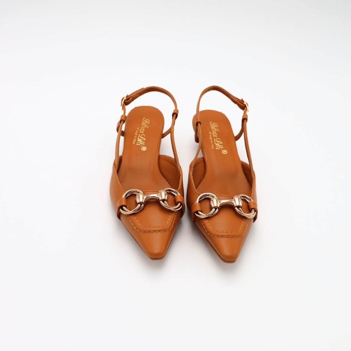 BOTTEGA LOTTI SLINGBACK 1971002 MORSETTO CUOIO