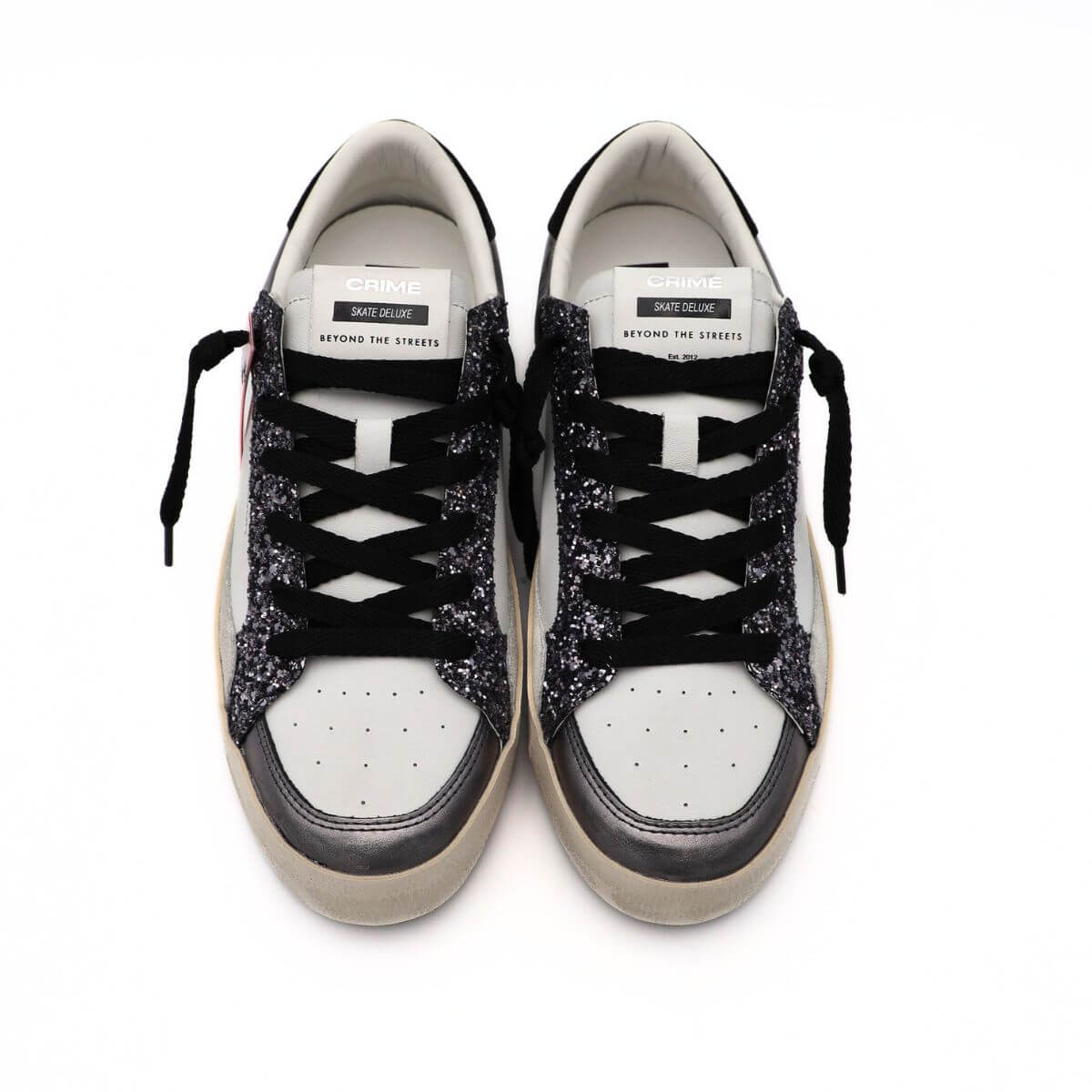 CRIME LONDON SNEAKERS 21107 SKATE GLITTER