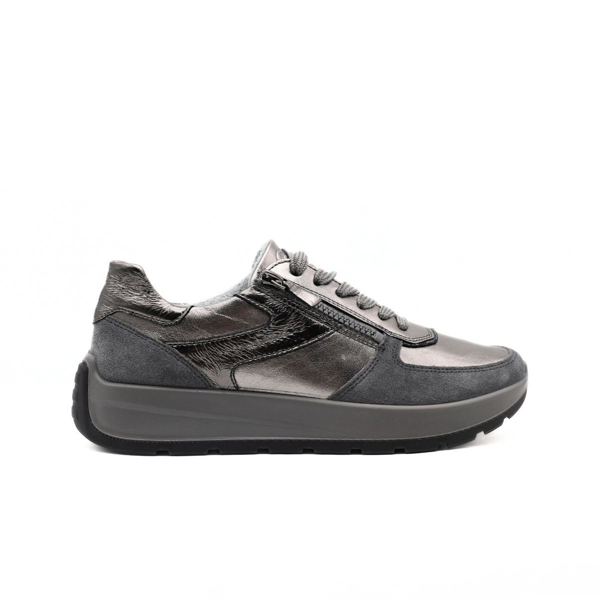 ARA SNEAKERS 25112 11 ZIP ARGENTO