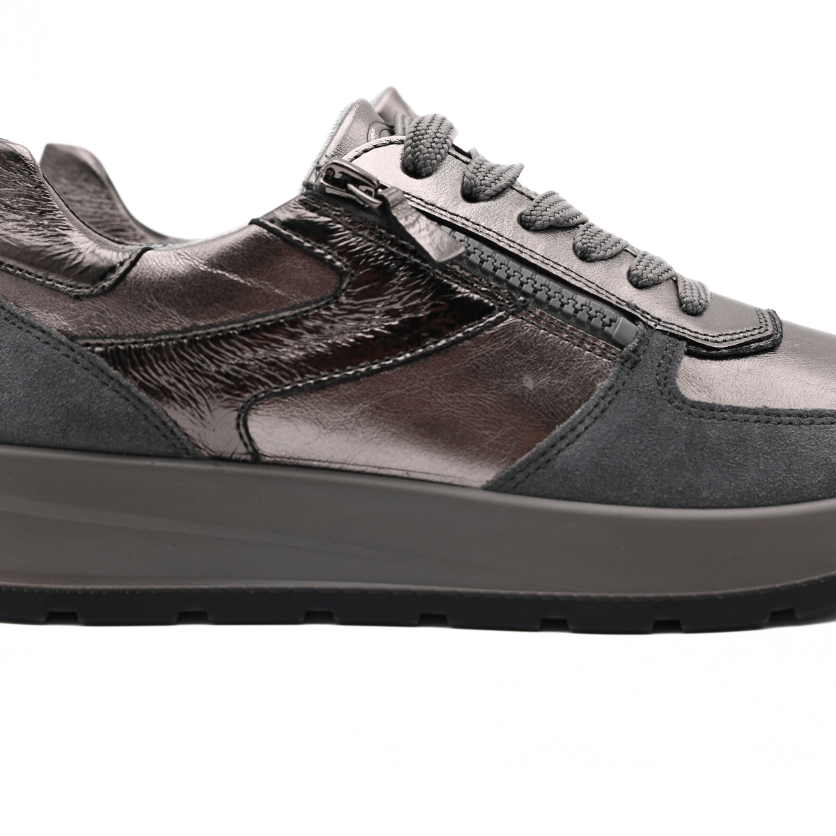 ARA SNEAKERS 25112 11 ZIP ARGENTO