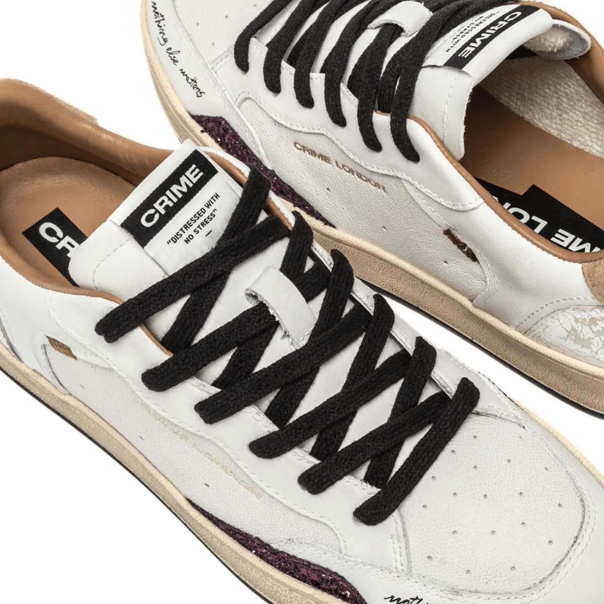 CRIME LONDON SNEAKERS CHELSEA 25207 10 BIANCO
