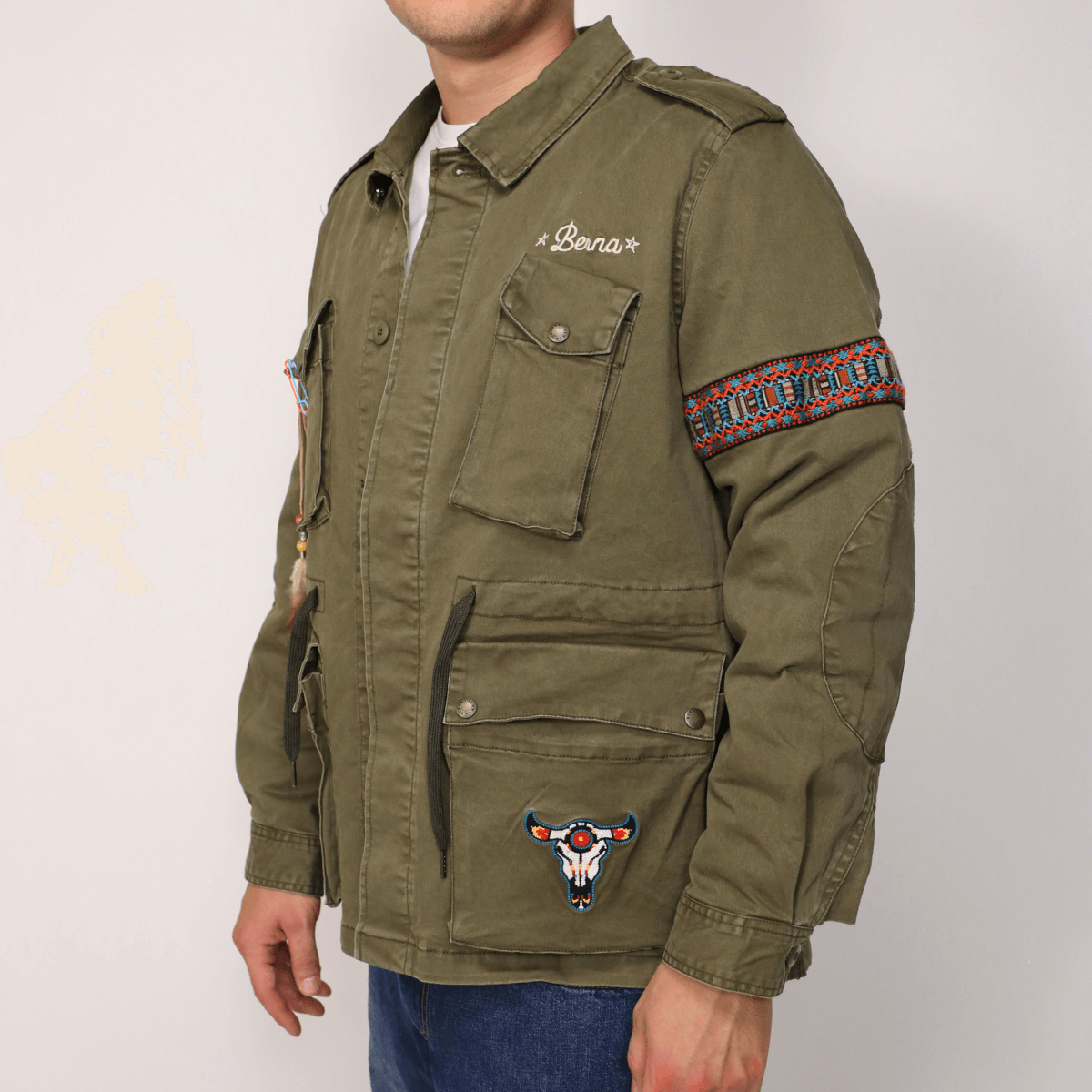 BERNA GIACCA 2522836 VERDE MILITARE