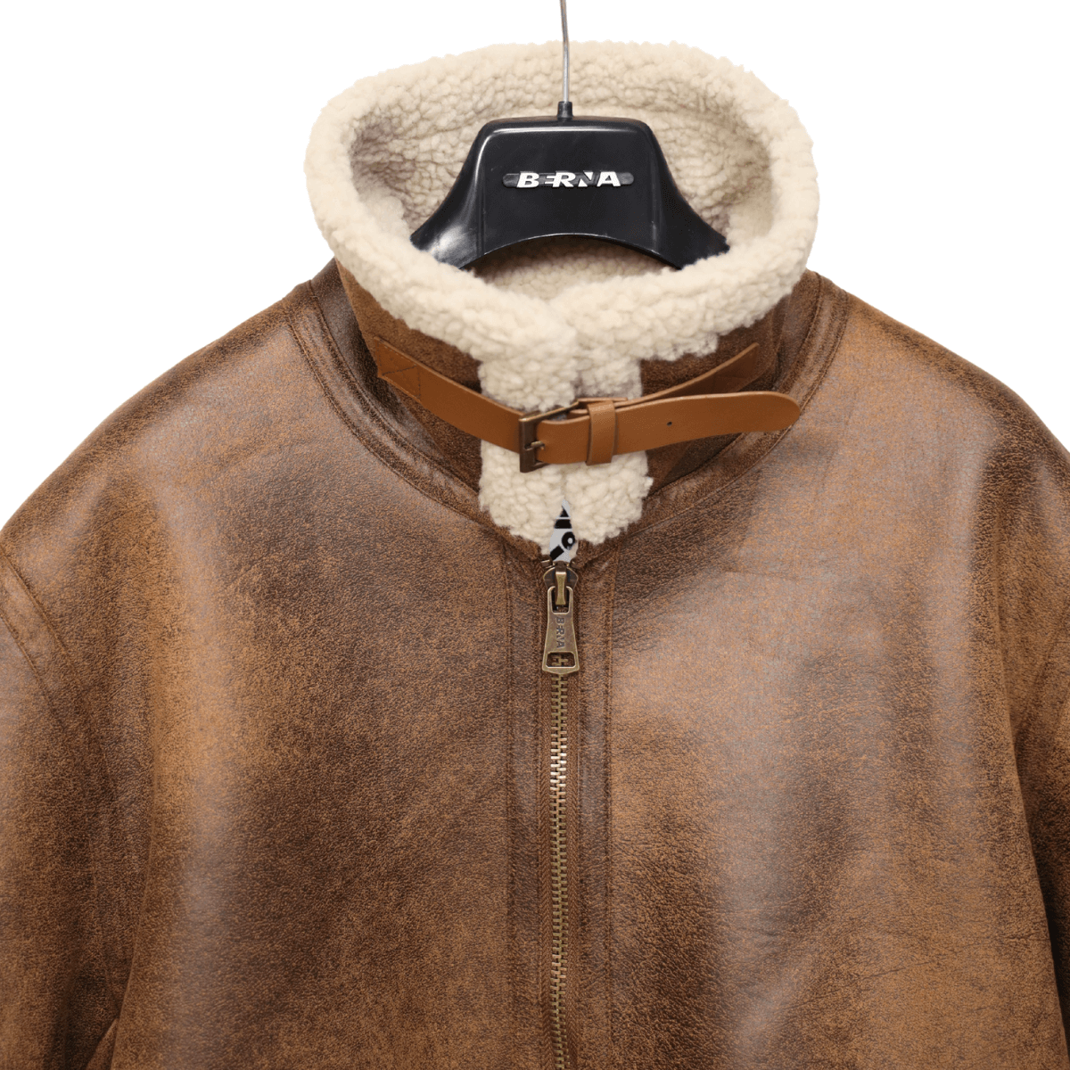 BERNA MONTONE 25228630 PELLICCIA MARRONE