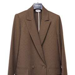 BERNA BLAZER 25403966 BRILLANTINI MARRONE