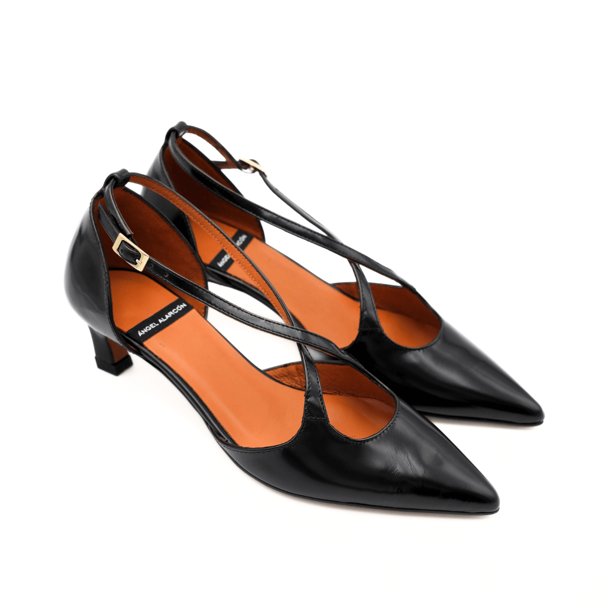 ÁNGEL ALARCÒN DECOLLETE 25536 INCROCIO NERO