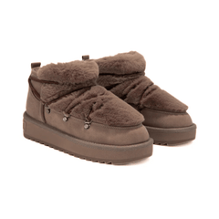 D.FRANKLIN BOOT PELLICCIA 370011 TAUPE