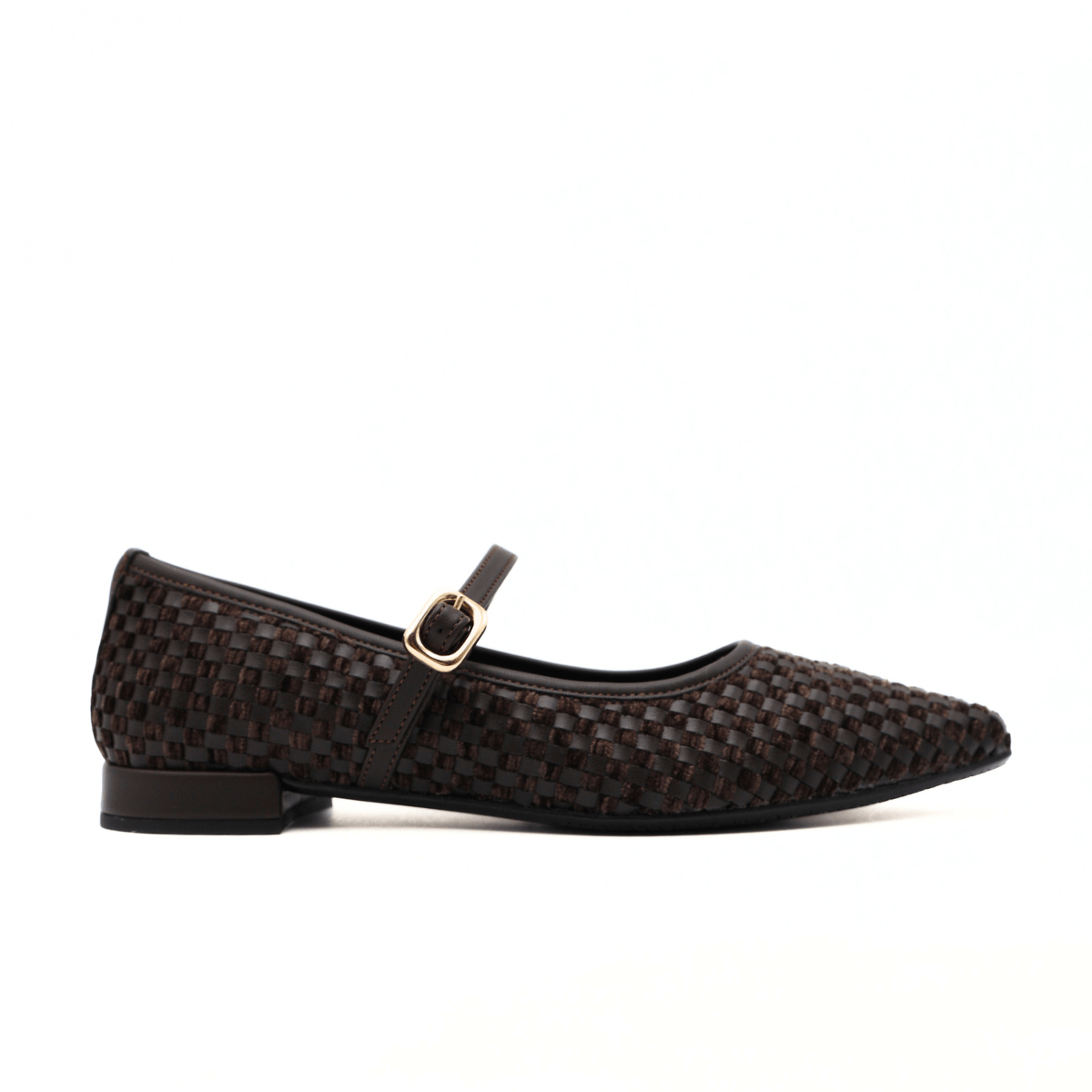 BOTTEGA LOTTI BALLERINA 4033Y015 INTRECCIO MARRONE