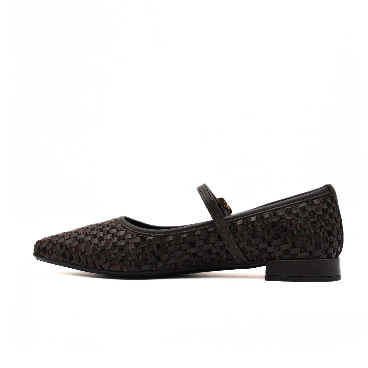 BOTTEGA LOTTI BALLERINA 4033Y015 INTRECCIO MARRONE