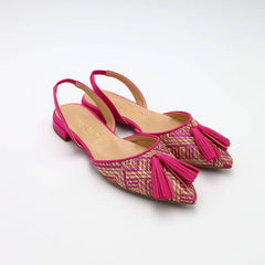 BOTTEGA LOTTI SLINGBACK 521T029 PAGLIA FUXIA