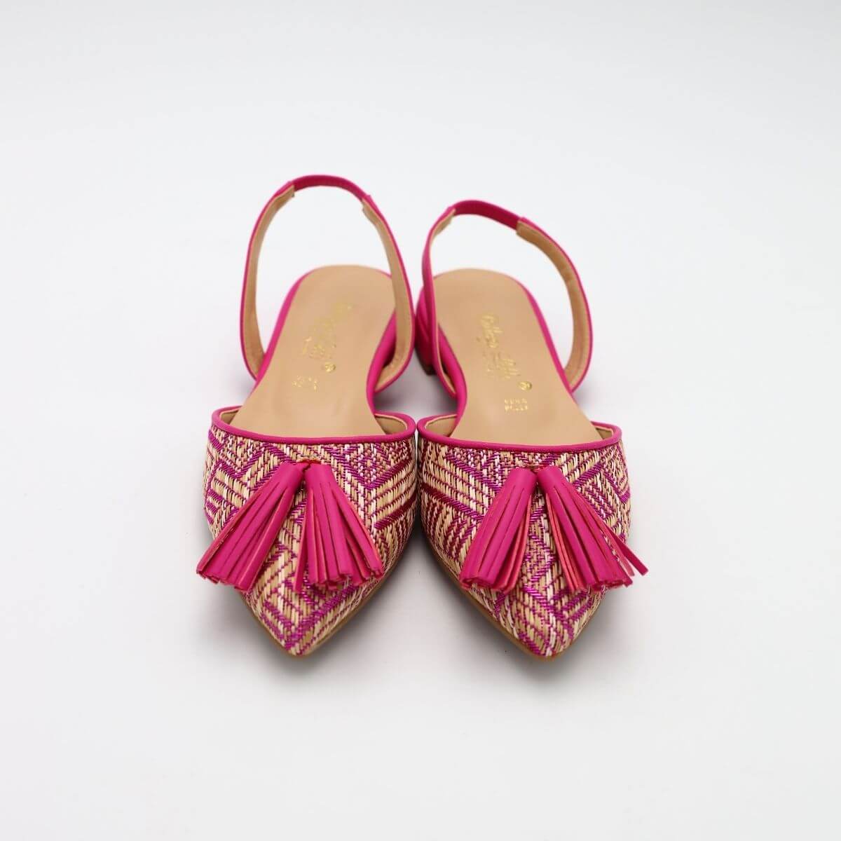 BOTTEGA LOTTI SLINGBACK 521T029 PAGLIA FUXIA