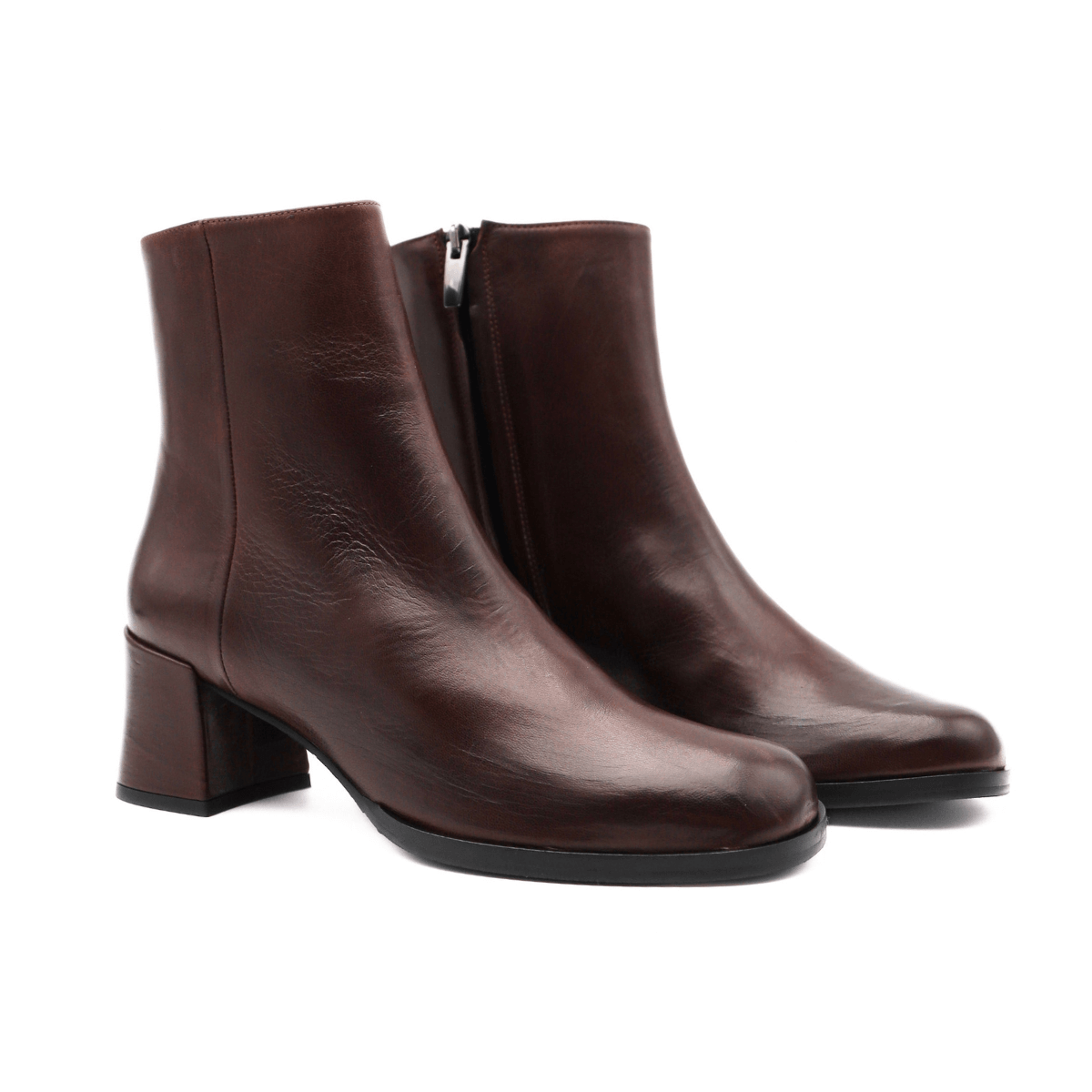 MALÙ STIVALETTO 5230 PELLE MARRONE