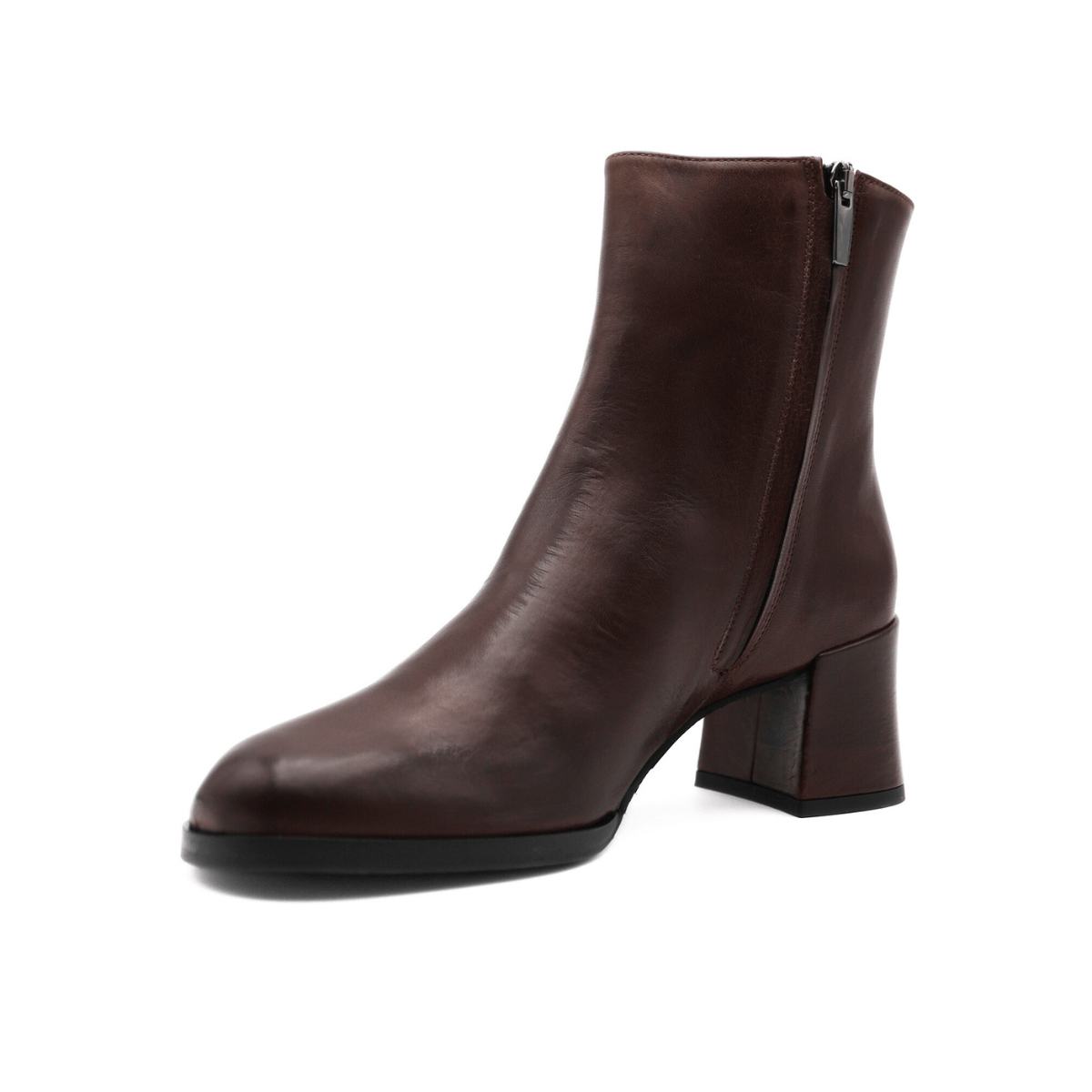MALÙ STIVALETTO 5230 PELLE MARRONE