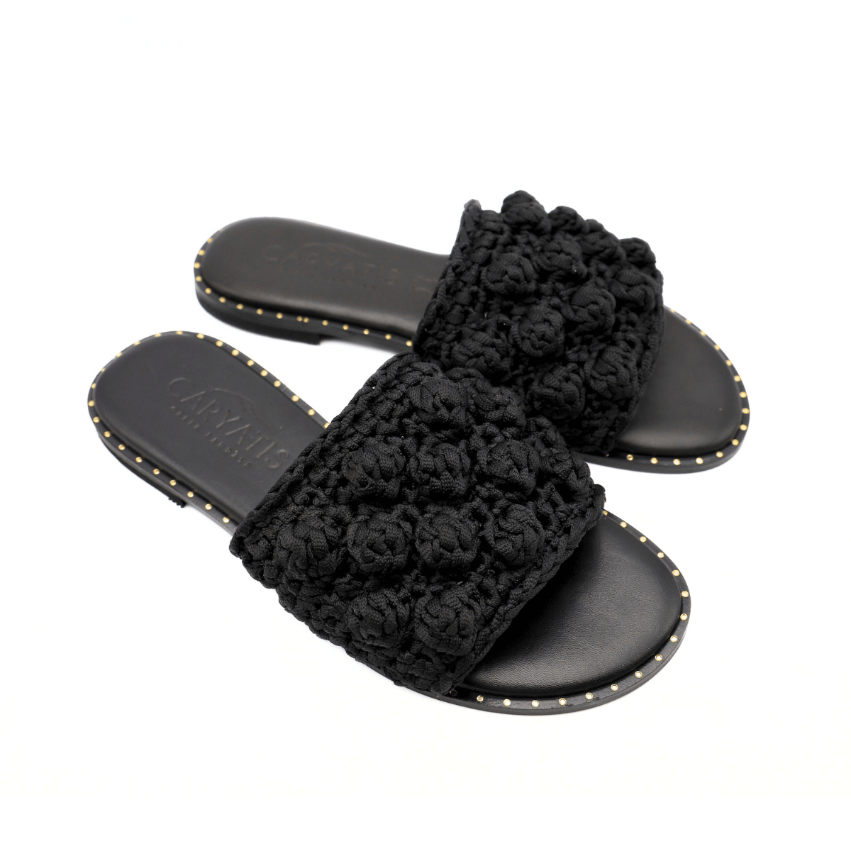 CARYATIS CIABATTA 6222 CROCHE NERO