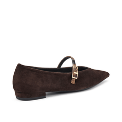 FRAU BALLERINA 63A1 CAMOSCIO MARRONE