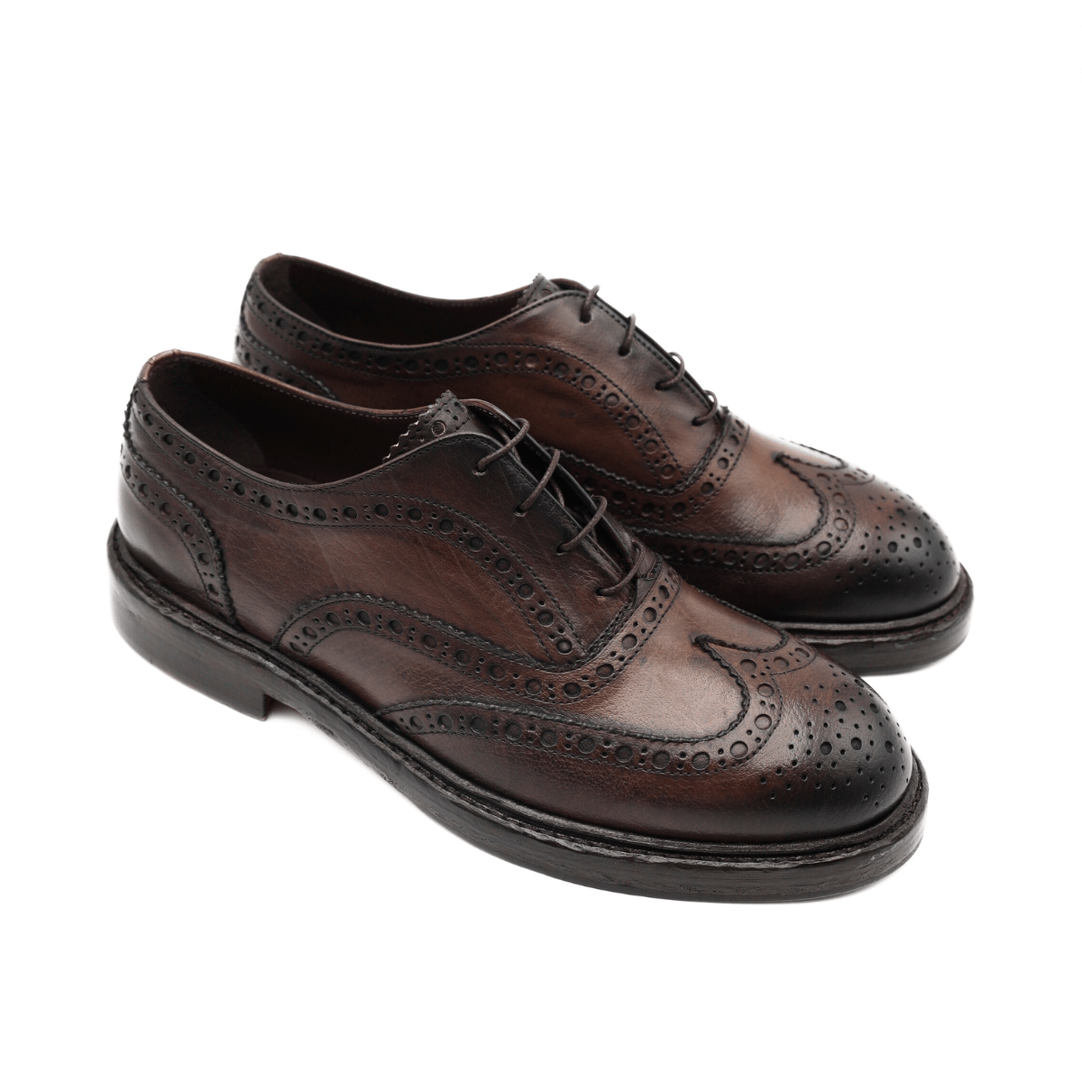 FRANCO FEDELE STRINGATA INGLESE 6616 MARRONE