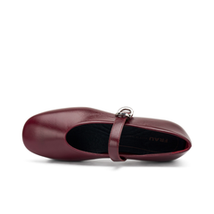 FRAU BALLERINA 69Q3 FIBBIA BORDEAUX