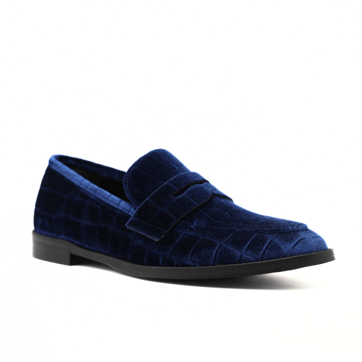 BOTTEGA LOTTI MOCASSINO 715K039 VELLUTO BLU