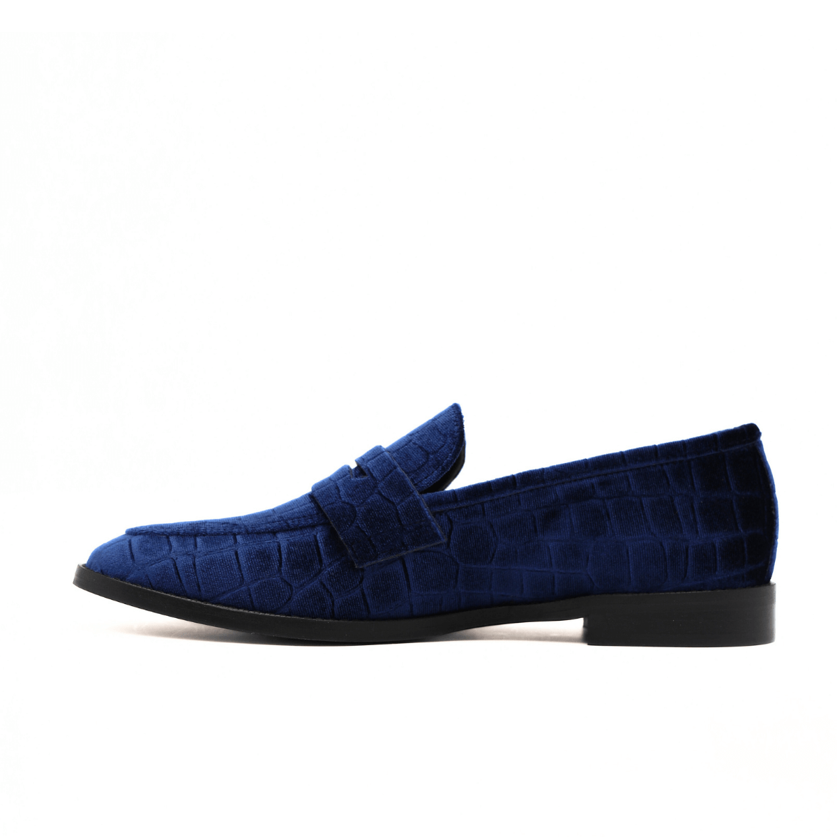 BOTTEGA LOTTI MOCASSINO 715K039 VELLUTO BLU