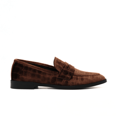 BOTTEGA LOTTI MOCASSINO 715K039 VELLUTO MARRONE