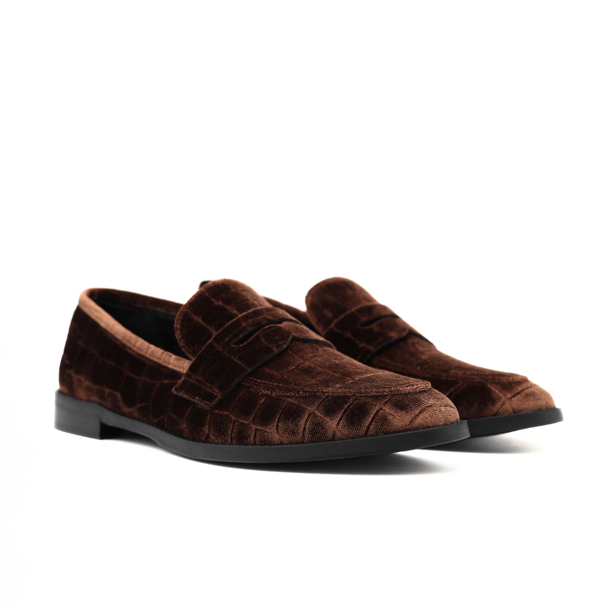 BOTTEGA LOTTI MOCASSINO 715K039 VELLUTO MARRONE