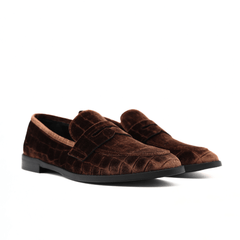 BOTTEGA LOTTI MOCASSINO 715K039 VELLUTO MARRONE