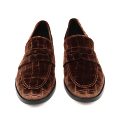 BOTTEGA LOTTI MOCASSINO 715K039 VELLUTO MARRONE