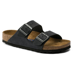 BIRKENSTOCK CIABATTA ARIZONA SOFT 752483 NERO NARROW FIT