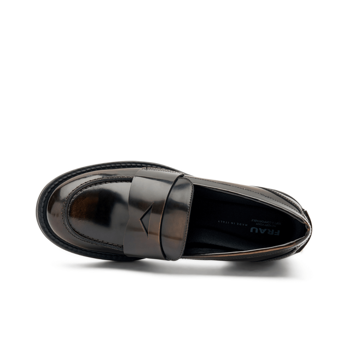 FRAU MOCASSINO TACCO 82U1 MARRONE