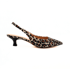 BOTTEGA LOTTI SLINGBACK 894M002 LEOPARDATO