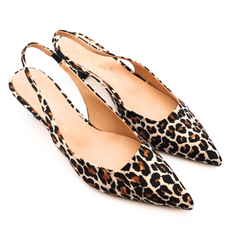 BOTTEGA LOTTI SLINGBACK 894M002 LEOPARDATO