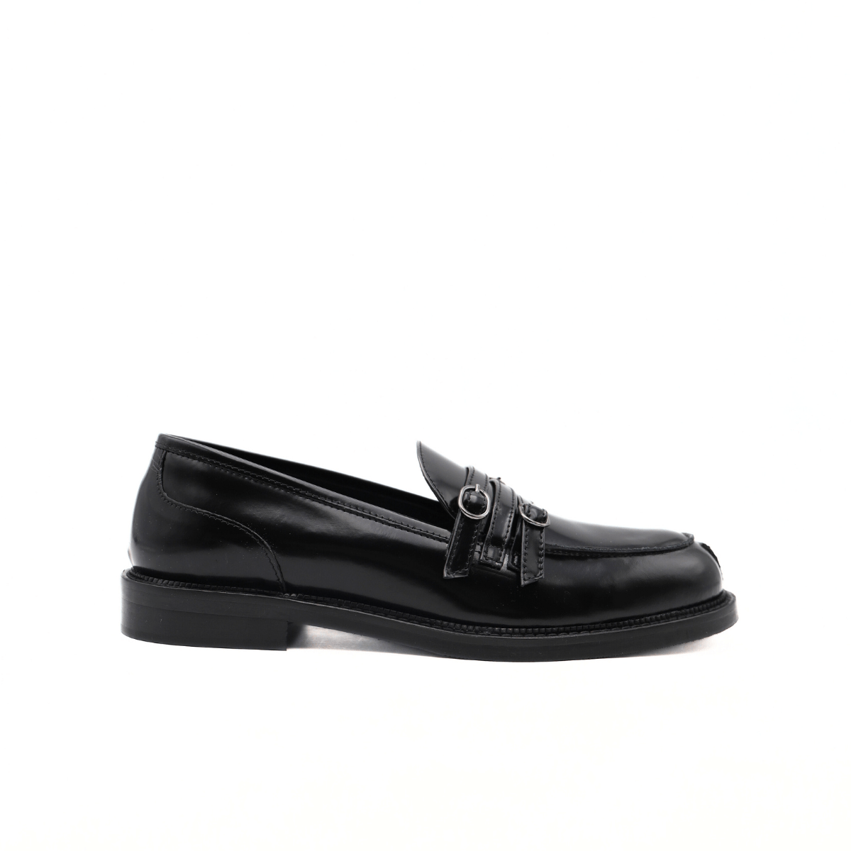 MAT20 MOCASSINO 9022 FIBBIE NERO