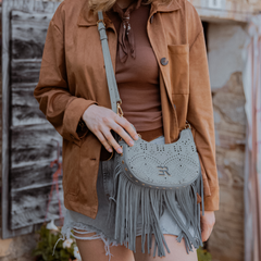 ERMANNO SCERVINO BORSA TERRA 909 DENIM