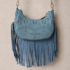 ERMANNO SCERVINO BORSA TERRA 909 DENIM
