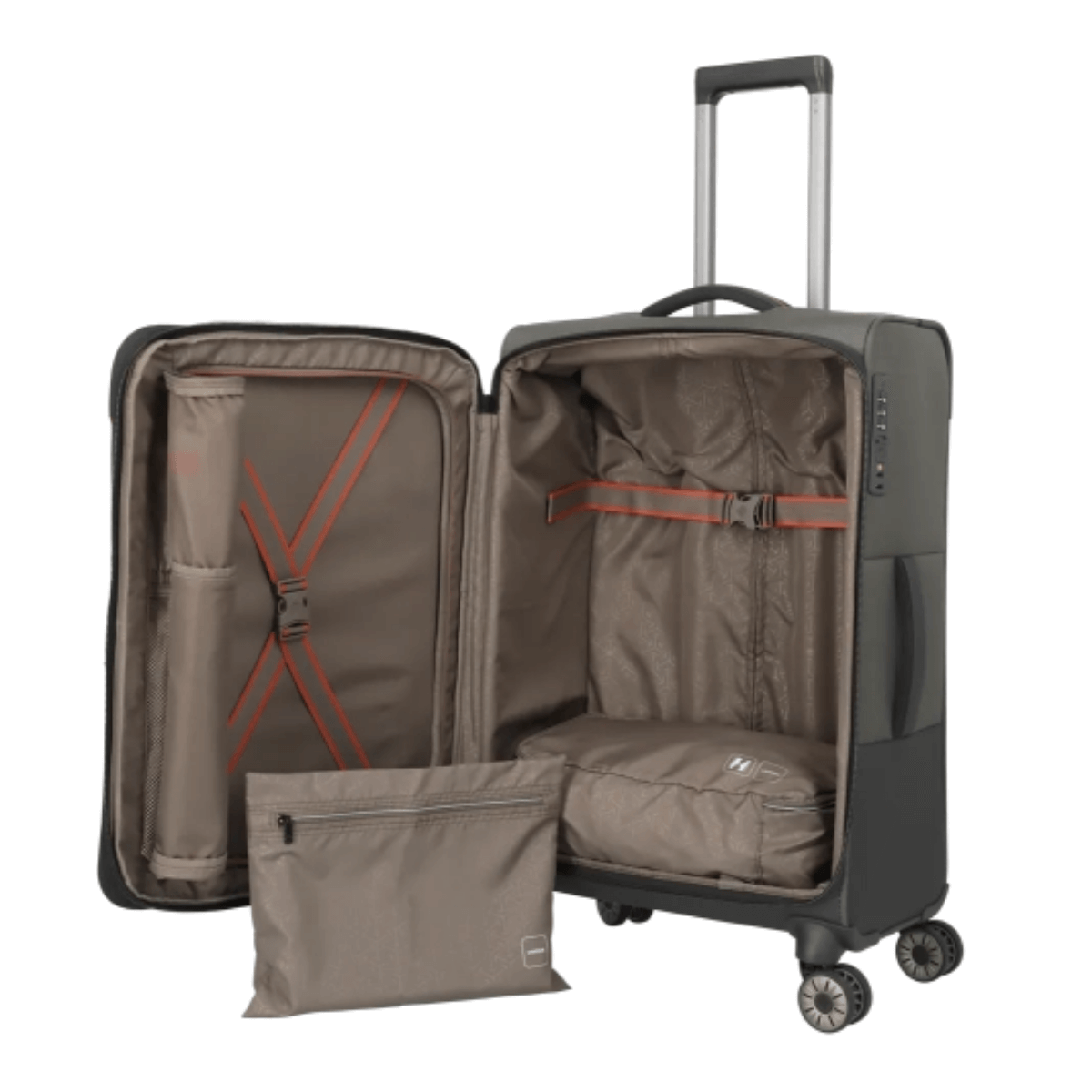 TRAVELITE TROLLEY MEDIO 92948 86 CROSSLITE VERDE MILITARE