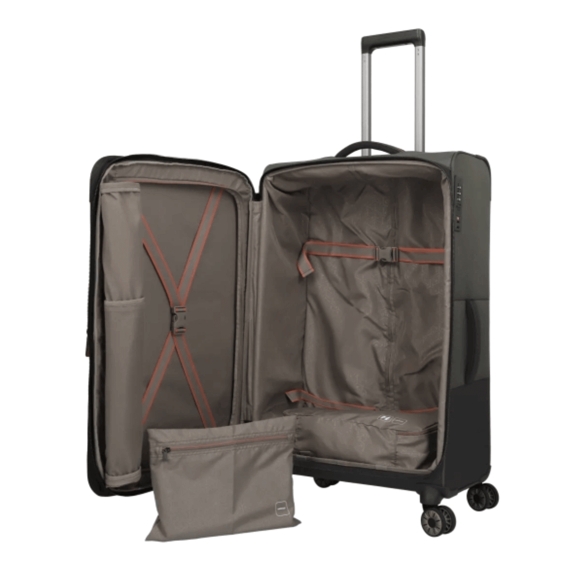 TRAVELITE TROLLEY GRANDE 92949 86 CROSSLITE VERDE MILITARE