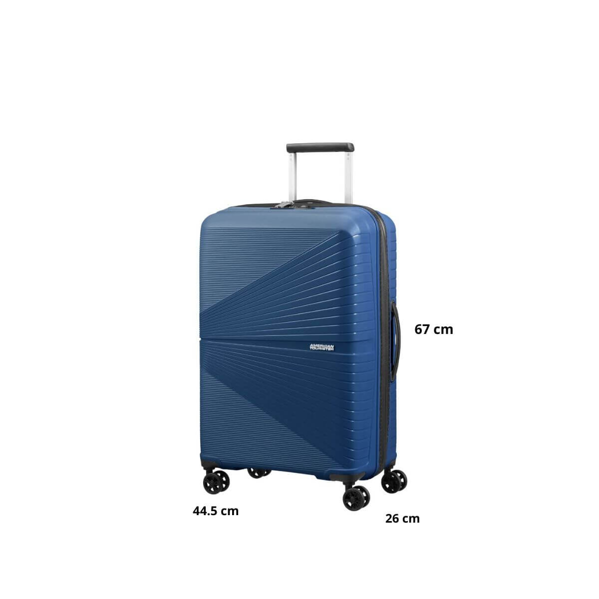 AMERICAN TOURISTER TROLLEY MEDIO 88G-002-41 AIRCONIC MIDNIGHT NAVY