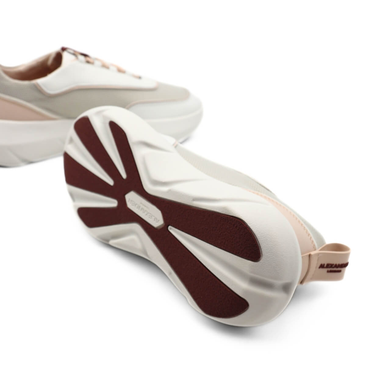 Alexander London Sneakers Eclipse nude con fondo running