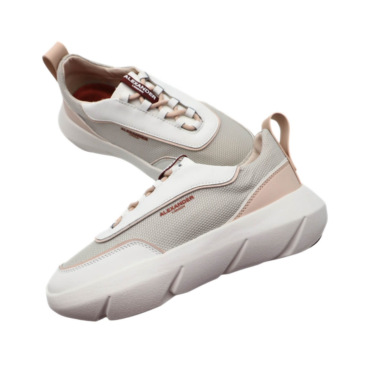Alexander London Sneakers Eclipse nude con fondo running