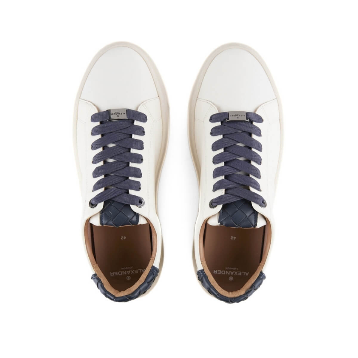 ALEXANDER LONDON SNEAKERS LDM 9107 WBL BIANCO