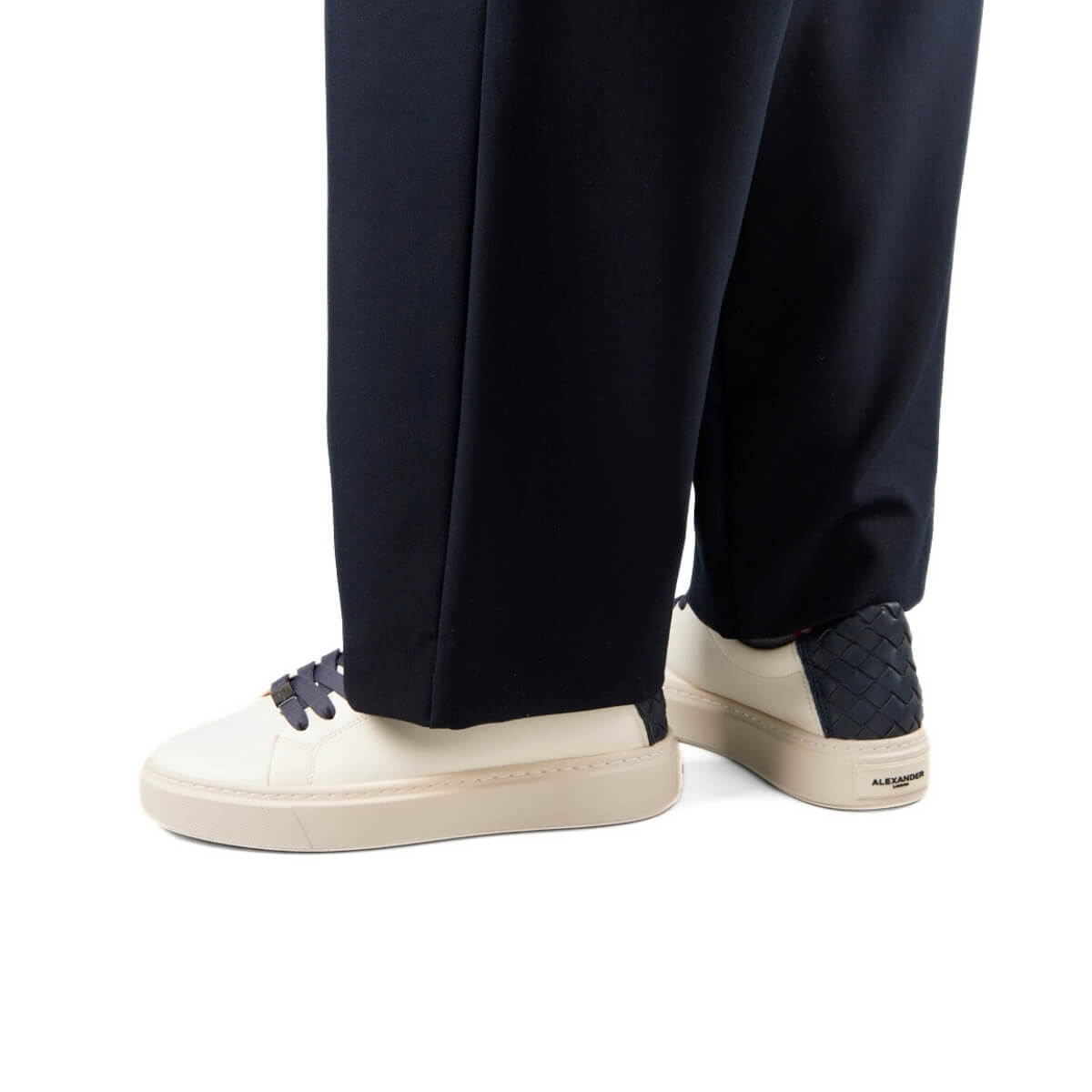 ALEXANDER LONDON SNEAKERS LDM 9107 WBL BIANCO